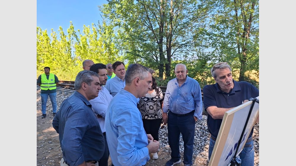 Αυτοψία Χρ. Δήμα και Κ. Κυρανάκη στα έργα αποκατάστασης του σιδηροδρομικού δικτύου στη Θεσσαλία