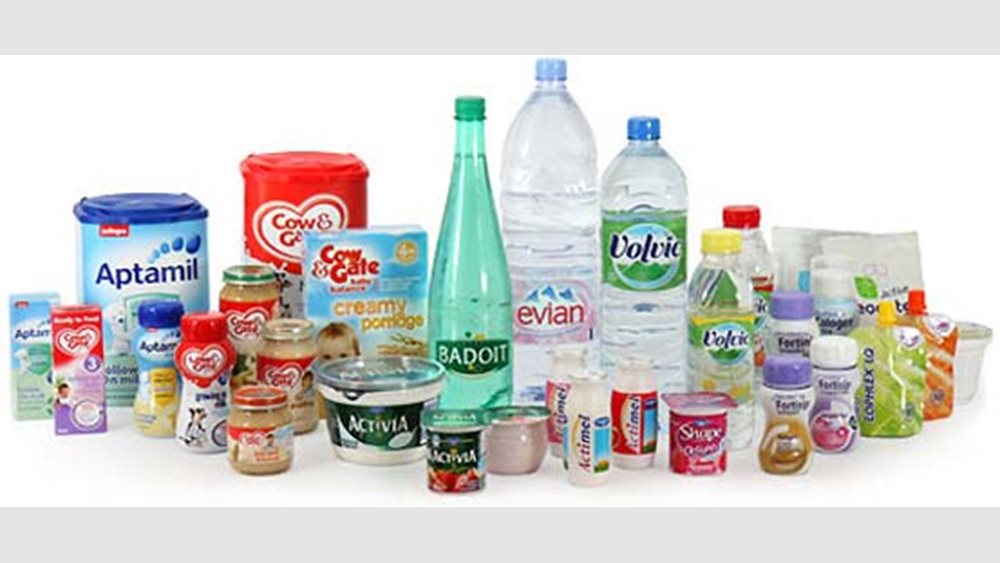 Λευκή πετσέτα από την Danone στην Ελλάδα