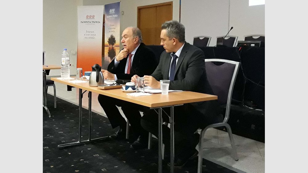 Παγκρήτια Τράπεζα - Δίκτυο Πράξη/ΙΤΕ: Νέες τεχνολογίες στην υπηρεσία του κρητικού οίνου