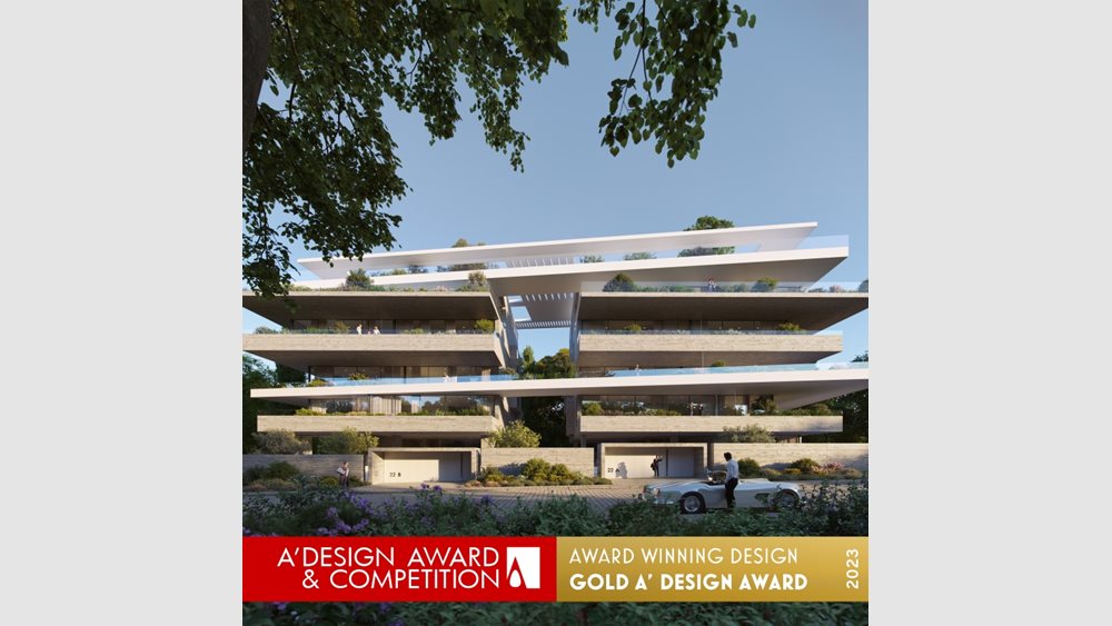 Potiropoulos+Partners: Χρυσό βραβείο A’ Design Award για το έργο Cascading Terraces Residential Building
