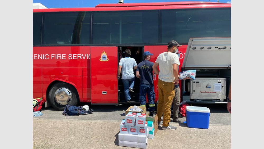Δωρεά Π. Λασκαρίδη ύψους 1 εκατ. ευρώ σε πυρόπληκτους και Πυροσβεστικό Σώμα