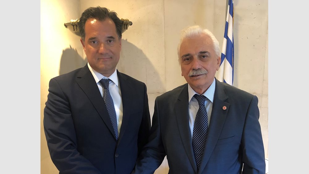 Συνάντηση Αδ. Γεωργιάδη με τον πρόεδρο του  Ελληνικού Ερυθρού Σταυρού