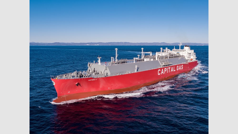 Στα $300 εκατ. ευρώ η αξία του νεότευκτου LNG Carrier του ομίλου Capital