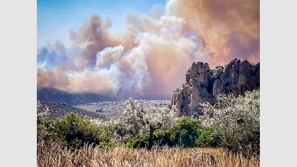 Φωτιά στη Βοιωτία: Εκκενώνονται δύο οικισμοί - Νεκρός κτηνοτρόφος από αναθυμιάσεις