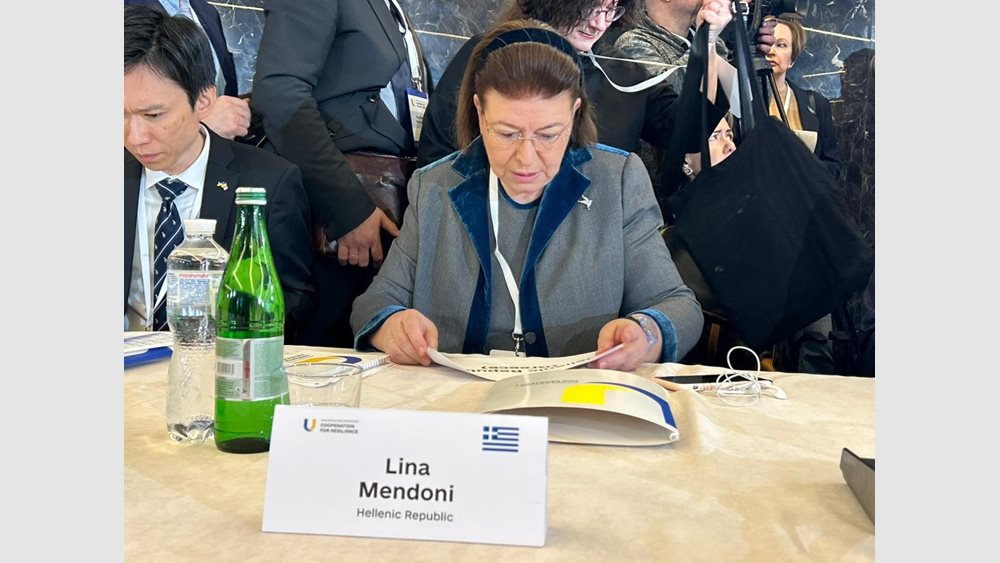 Λίνα Μενδώνη: Η Ελλάδα πρόθυμη να συμβάλει στη διάσωση της πολιτιστικής κληρονομιάς της Ουκρανίας