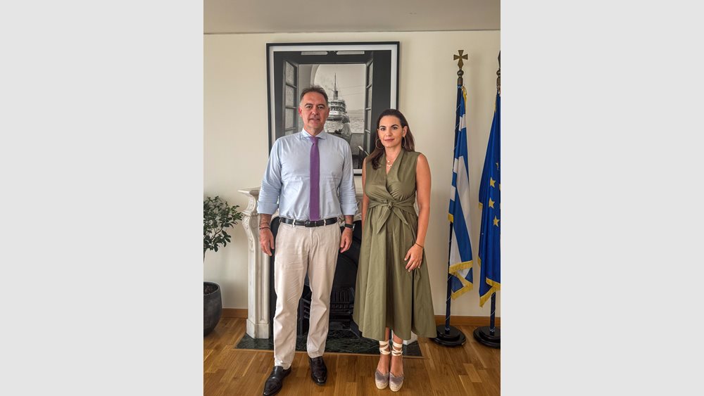 Συνάντηση της Όλγας Κεφαλογιάννη με τον πρόεδρο του ΞΕΕ