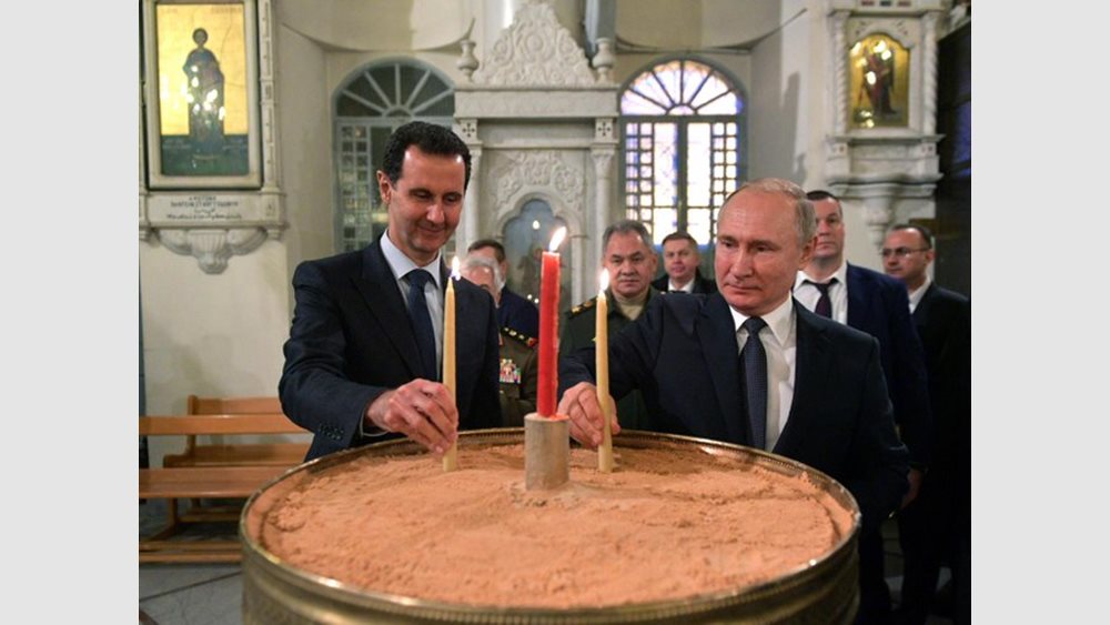Ο Πούτιν υποδέχεται στη Μόσχα τον Άσαντ