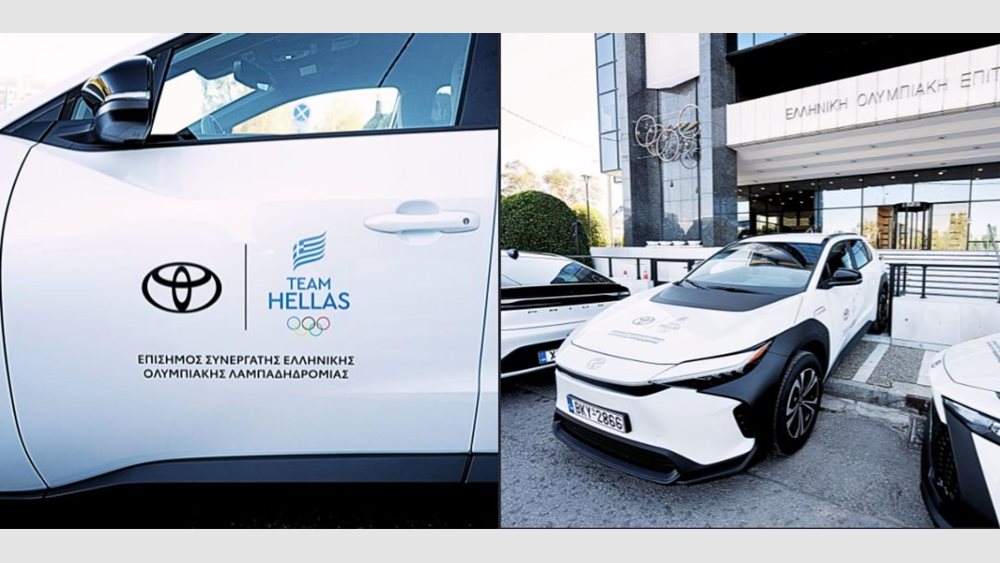 H Toyota Hellas παρέδωσε οχήματα στην Ελληνική Ολυμπιακή Επιτροπή
