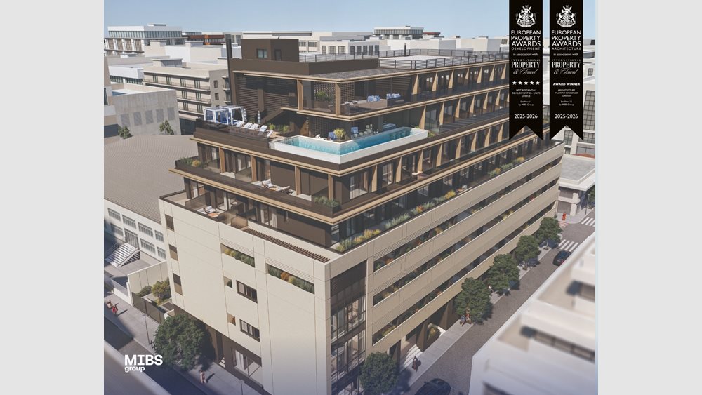 Διπλή διάκριση για τη MIBS Group στα International Property Awards 2025 με το έργο &quot;Αιτωλικού 11&quot;