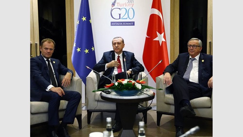 Συνάντηση Juncker, Tusk, Erdogan στην G20 για βίζα και προσφυγικό