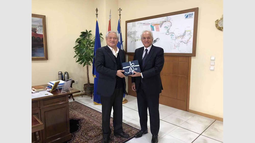 Εθιμοτυπική επίσκεψη του κ. Δ. Κοπελούζου στα κεντρικά γραφεία του ΟΛΠ