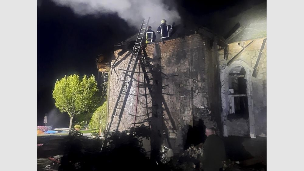 Ζημιές σε κτίρια και γραμμές ηλεκτροδότησης του Κιέβου μετά από ρωσικές νυχτερινές επιθέσεις με drones