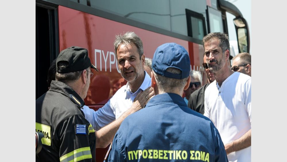 Μητσοτάκης από Εύβοια: Άμεση αποτύπωση της καταστροφής για την αποκατάσταση των πληγέντων