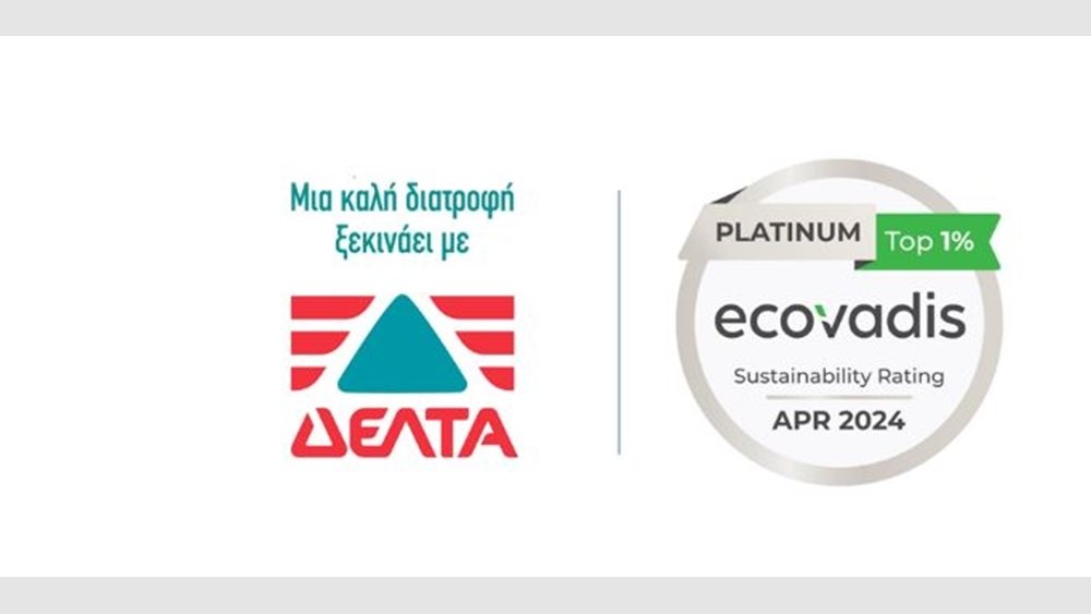 Στο κορυφαίο 1% των εταιρειών παγκοσμίως η ΔΕΛΤΑ σε θέματα βιώσιμης ανάπτυξης