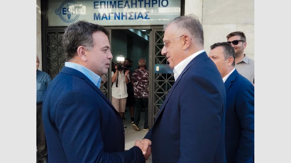 Τ. Θεοδωρικάκος: Στηρίζουμε τη βιομηχανία της Μαγνησίας - Ενίσχυση σχεδόν 4 εκατ. ευρώ σε επιχειρήσεις που είχαν πληγεί από τον Daniel