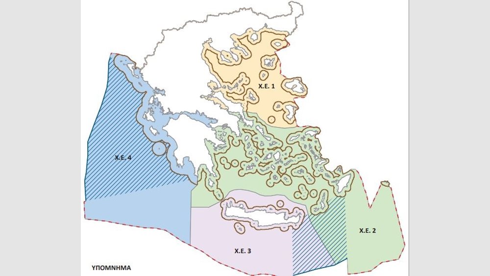 Η Ελλάδα αποκτά για πρώτη φορά Θαλάσσιο Χωροταξικό Σχεδιασμό - Ο επίσημος χάρτης- Τα δυνητικά όρια της ελληνικής υφαλοκρηπίδας