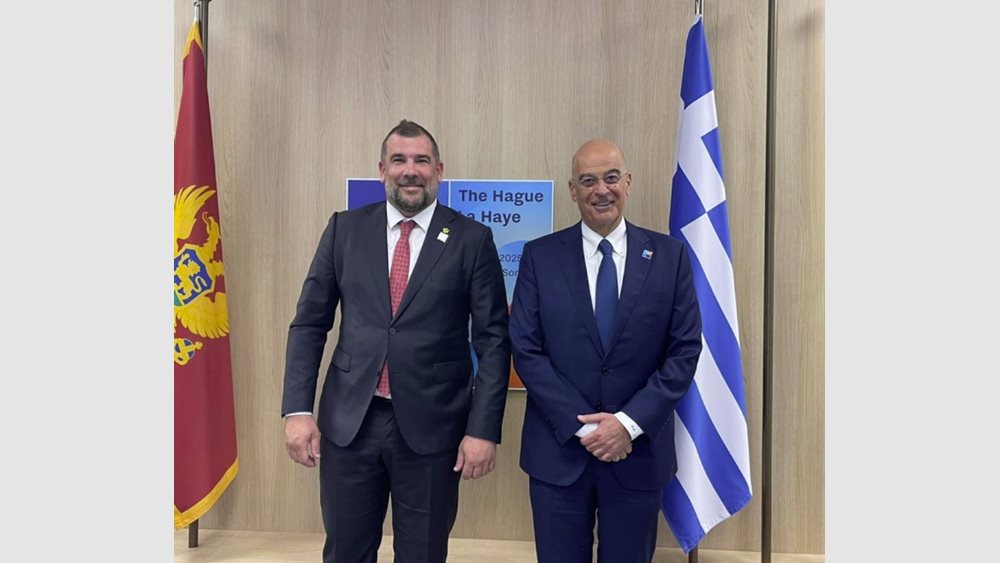 Συνάντηση Ν. Δένδια με τον ΥΠΑΜ Μαυροβουνίου με επίκεντρο την ενίσχυση της διμερούς αμυντικής συνεργασίας