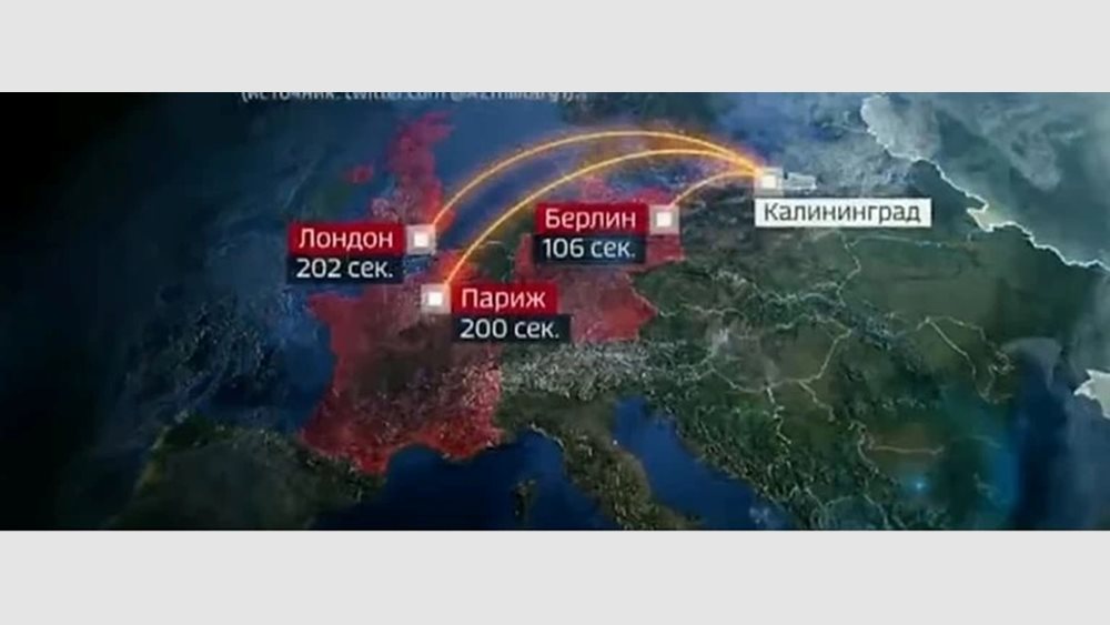 Πυρηνικές απειλές στη ρωσική τηλεόραση: Σε δευτερόλεπτα "εξαφανίζονται" Λονδίνο, Παρίσι, Βερολίνο