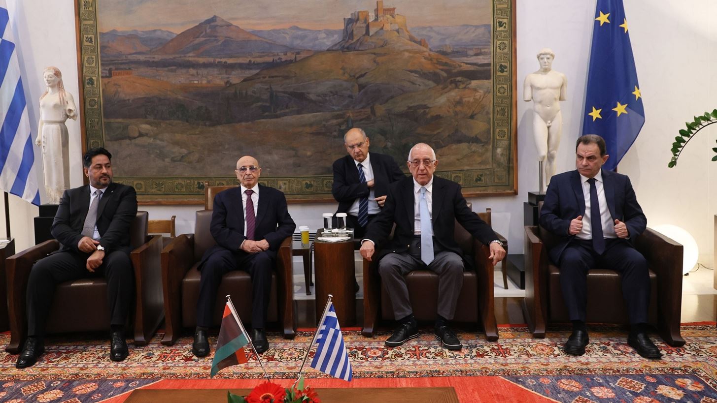 Συνάντηση Ν. Κακλαμάνη με τον Πρόεδρο της Βουλής των Αντιπροσώπων της Λιβύης - "Το Τουρκολιβυκό μνημόνιο δεν πρέπει να κυρωθεί"