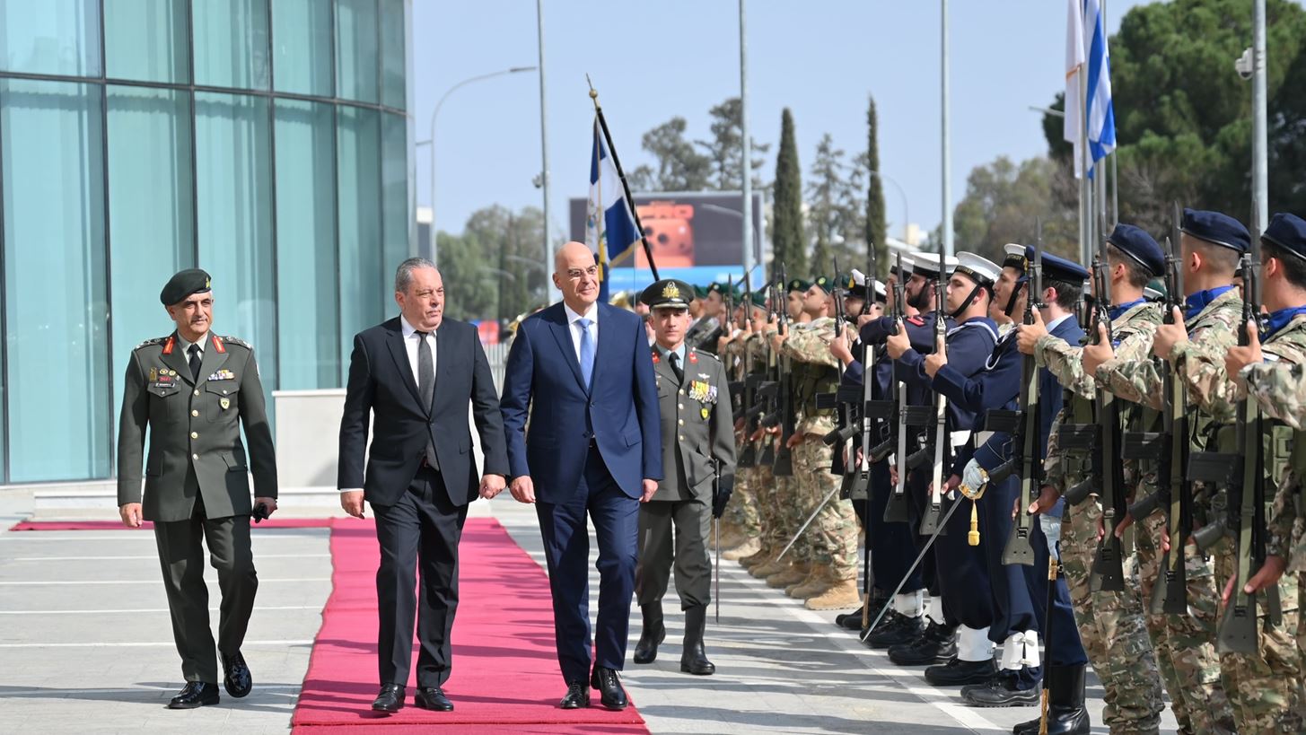 Ν. Δένδιας από Κύπρο: "Όχι" σε συμμετοχή της Τουρκίας στο SAFE αν συνεχίζει τις παράνομες ενέργειες