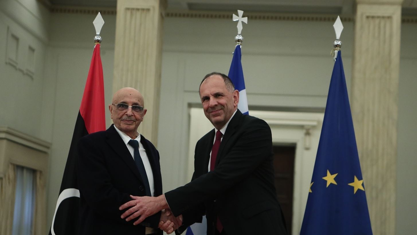 Γ. Γεραπετρίτης στον πρόεδρο της Βουλής της Λιβύης: Θέση και της ΕΕ ότι το τουρκολιβυκό μνημόνιο είναι παράνομο