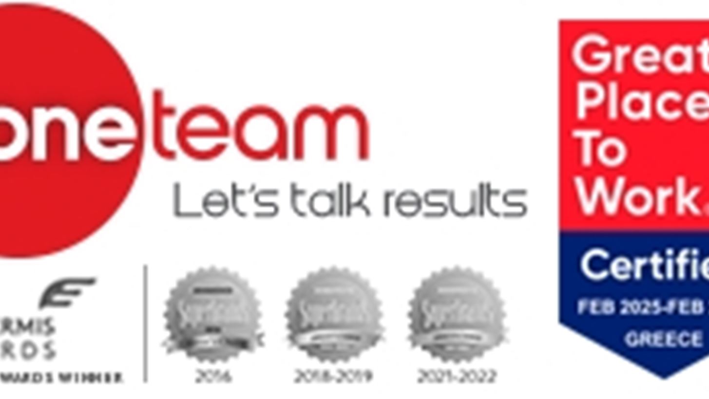 Η OneTeam επενδύει στους ανθρώπους της και διακρίνεται ως Great Place to Work®