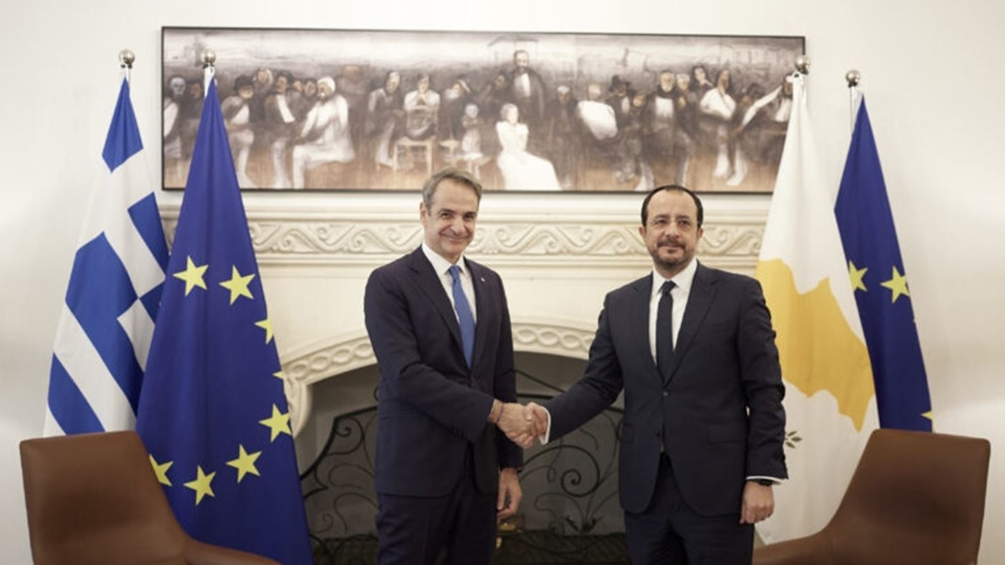 Κρίσιμη συνάντηση Μητσοτάκη-Χριστοδουλίδη με μενού τα ενεργειακά