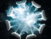 Δείτε ένα ξεχωριστό χριστουγεννιάτικο light show με Tesla Cybertruck (video)