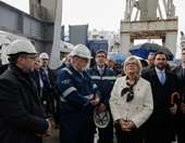 Παρουσιάστηκε η πλωτή εξέδρα USSPS στα Ναυπηγεία Σαλαμίνας