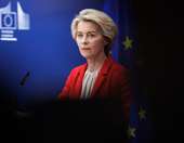 Φον ντερ Λάιεν: Θα διασφαλίσουμε ότι η Ουκρανία θα προωθήσει τις διαπραγματεύσεις από θέση ισχύος