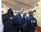 Επίσκεψη του Κυρ. Μητσοτάκη στο ΓΝΑ "Γεώργιος Γεννηματάς"