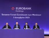 Φ. Καραβίας στην Γ.Σ.: H συγχώνευση με την Eurobank Holdings ενισχύει τη διαφάνεια και παρέχει σαφέστερη χρηματιστηριακή εικόνα