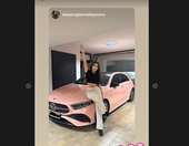 Αυτή είναι η ροζ Mercedes της κόρης του Δημήτρη Γιαννακόπουλου