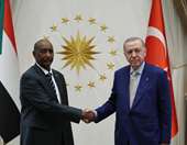 Συνάντηση του Ερντογάν με τον ντε φάκτο ηγέτη του Σουδάν αλ Μπουρχάν στην Άγκυρα