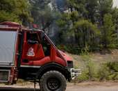 Υπό μερικό έλεγχο η φωτιά πλησίον του οικισμού "Αγία Σοφία" στη δυτική Θεσσαλονίκη