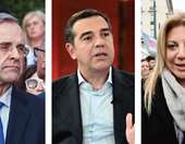 Η "ακτινογραφία" των τριών: Τσίπρας, Καρυστιανού, Σαμαράς