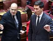 Ένταση Χριστίδη-Λαζαρίδη στη Βουλή: "Η πολιτική θέλει θάρρος" - "Ντροπή σας η αναπαραγωγή της τουρκικής προπαγάνδας"