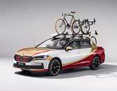 H Skoda έφτιαξε pick up με πτυσσόμενη καρότσα για ποδήλατα