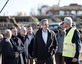 Στο Βοτανικό ο Κ. Μητσοτάκης για το νέο γήπεδο του Παναθηναϊκού, με Γ. Αλαφούζο - Χ. Δούκα