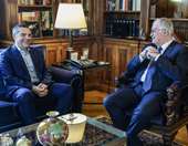 Συνάντηση Κων. Τασούλα με τον Αλ. Τσίπρα στο Προεδρικό Μέγαρο