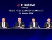 Eurobank: Διπλάσιο μέρισμα το 2025-2027 σε σχέση με την προηγούμενη 3ετία