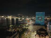 Ο Πύργος του Πειραιά στα χρώματα της Allwyn