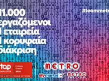 METRO AEBE (My market &amp; METRO Cash &amp; Carry): Top Employer και για το 2026!