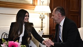 Την πρέσβη των ΗΠΑ Κ. Γκίλφοϊλ δέχθηκε στο ΥΠΕΞ ο Γ. Γεραπετρίτης