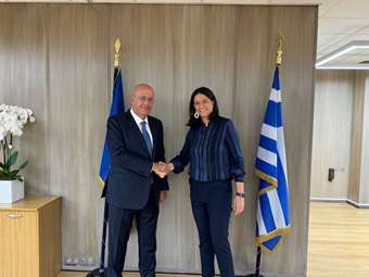 Συνάντηση της Νίκης Κεραμέως με τους εκπροσώπους του ΣΕΒ – "Διαρκής και ενεργός ο διάλογος με τους κοινωνικούς εταίρους"