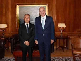 Συνάντηση ΥΕΘΑ Ν Δένδια με τον πρέσβη της Ιαπωνίας