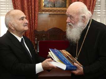 Ο πρίγκιπας της Ιορδανίας στον Αρχιεπίσκοπο