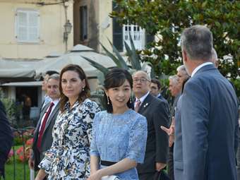 Συνάντηση Όλ. Κεφαλογιάννη με την Πριγκίπισσα Κάκο της Ιαπωνίας στην Κέρκυρα
