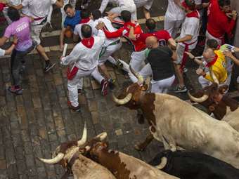 Ισπανία: Έξι τραυματίες στην Παμπλόνα στο φεστιβάλ του Σαν Φερμίν