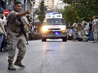 Λίβανος: Τρεις στρατιωτικοί σκοτώθηκαν από έκρηξη σε όχημα που μετέφερε πυρομαχικά